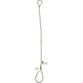 Mazzella Lift America Wire Rope Sling 1in x 20' Eye & Eye, 9800/11200/22400 Lbs Cap S602083